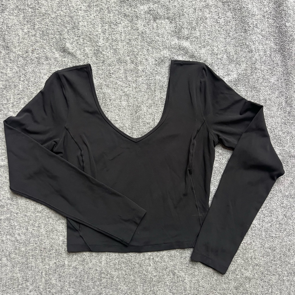 lululemon athletica Black Long Sleeve Top